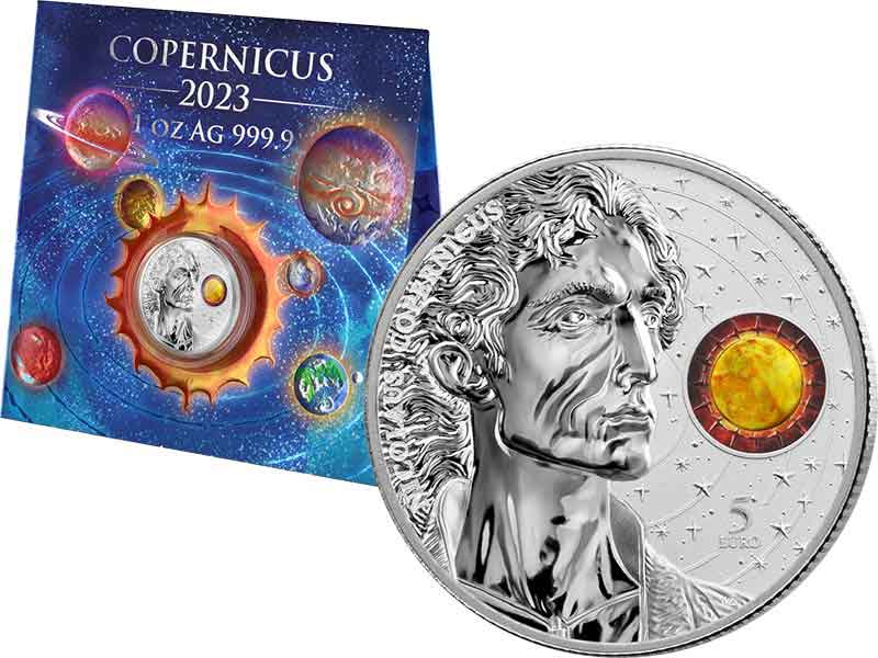 5 Euro Malta 550 Geburtstag Nikolaus Kopernikus 2023