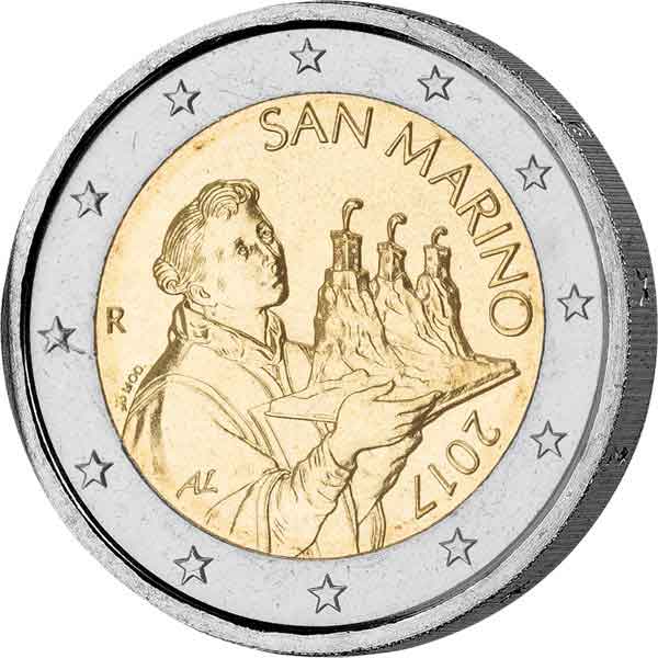 2 Euro San Marino Heiliger Marinus 2017