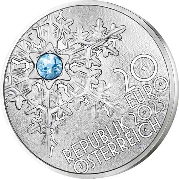 20 Euro Österreich Die Schneeflocke 2023