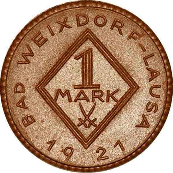 1 Mark Bad Weixdorf – Lausa (Sachsen) 1921