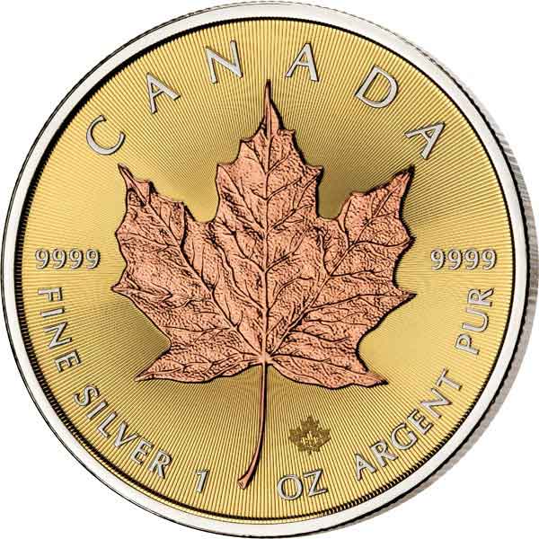 5 Dollars Kanada Maple Leaf 2023 Triple Gold Edition